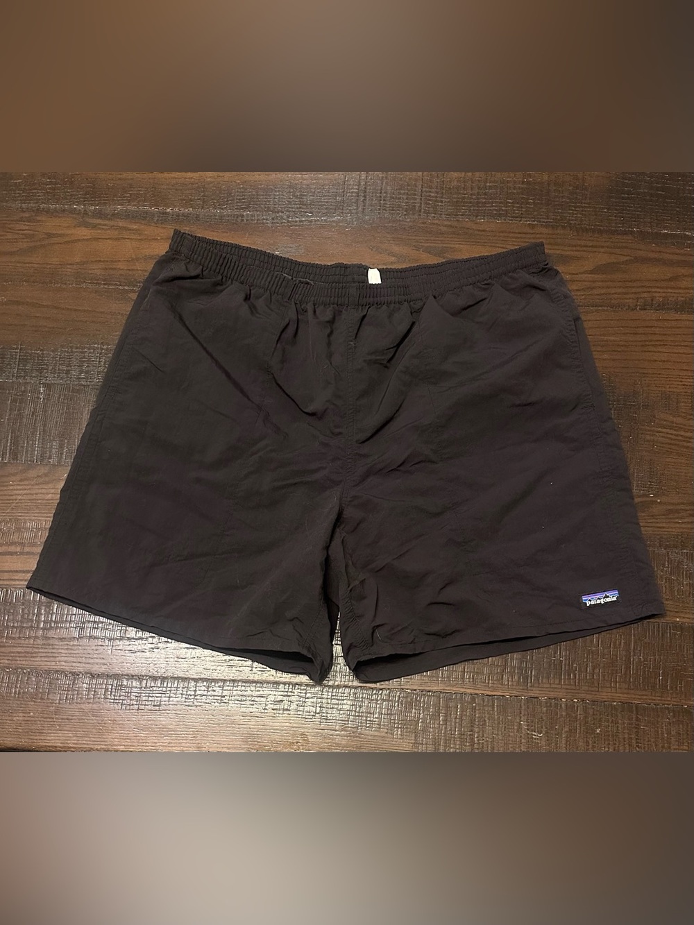 Patagonia Baggies Men’s Lined Swimtrucks Shorts Black XXL 2XL 6”